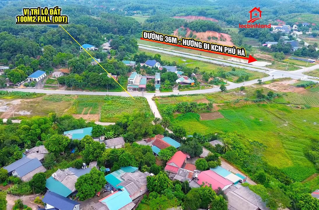 Lô đất đẹp 100m² phường Phú Thọ - Giá chỉ 1 tỷ, sổ hồng chính chủ!