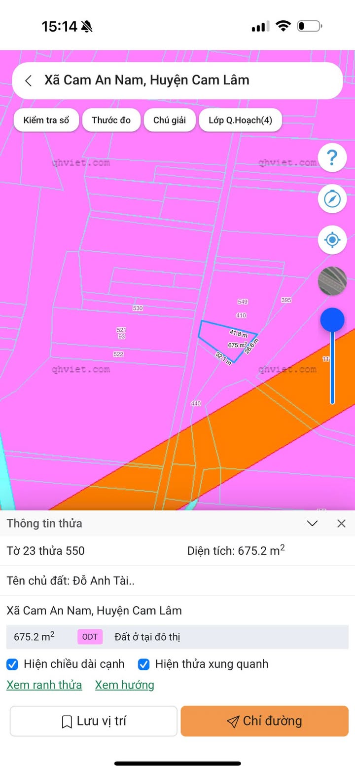Đất nền Cam An Nam, Cam Lâm 675m² giá 2.3 tỷ - Cơ hội đầu tư hấp dẫn!