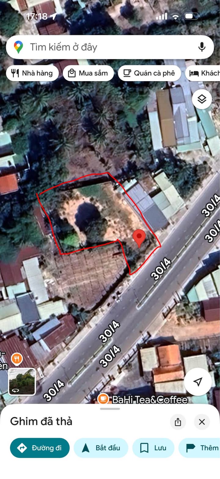 Đất chính chủ mặt tiền 30/4, xã Tân Biên, Tây Ninh 900m² - Cơ hội đầu tư tuyệt vời!