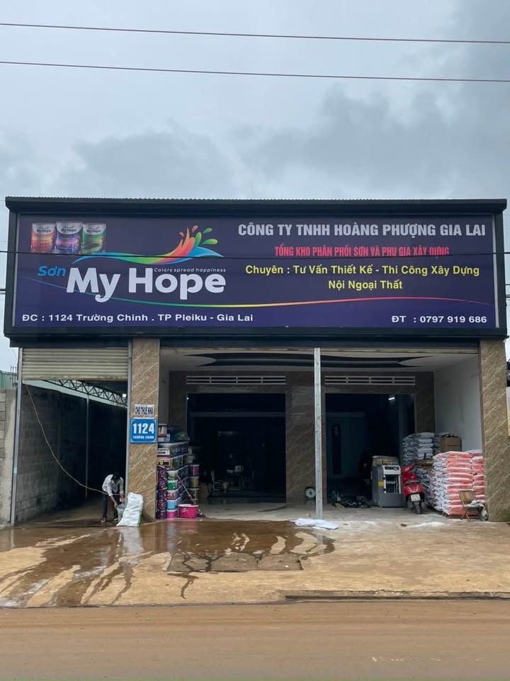 Nhà cho thuê 1124 Trường Chinh, Pleiku 440m² - Phòng ngủ rộng rãi, đầy đủ tiện nghi