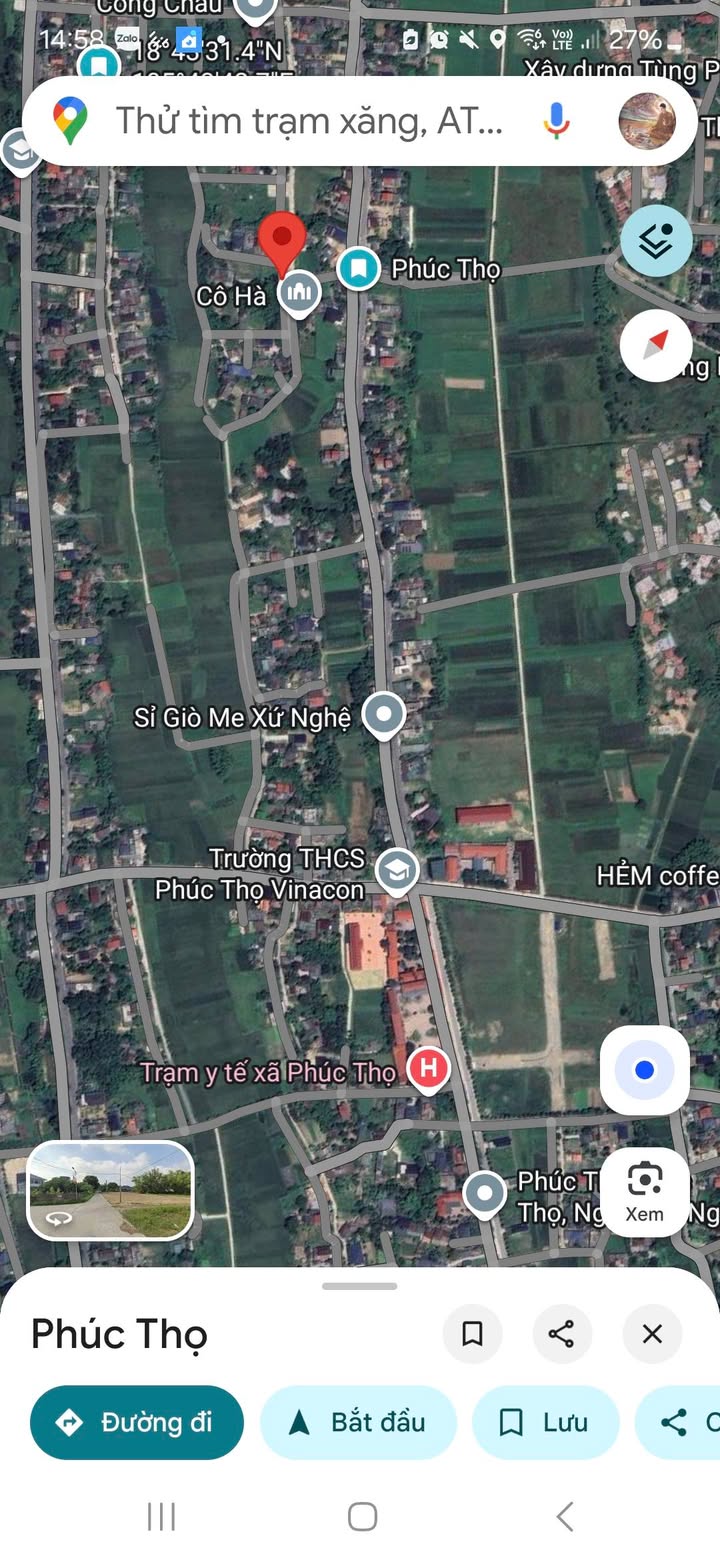 Đất nền Phúc Thọ, Nghi Lộc 100m² giá 1.3 tỷ - Khu dân cư đông đúc