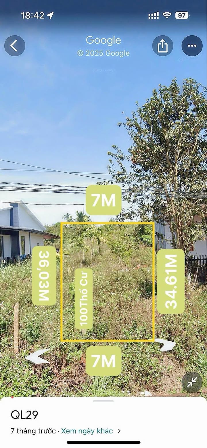 Đất thổ cư 252m² tại Quốc lộ 29, xã Tam Giang - Cơ hội đầu tư tuyệt vời!