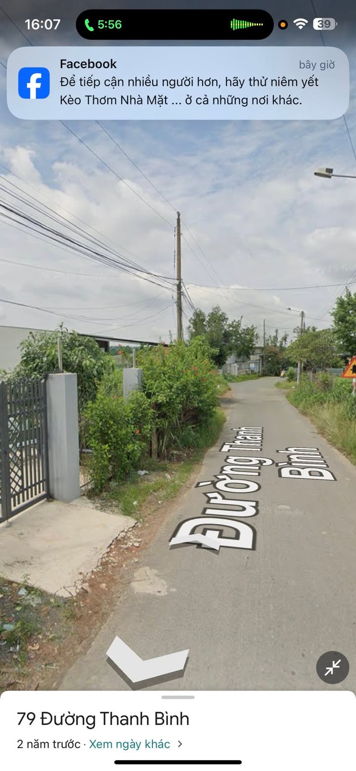 Lô đất mặt tiền đường Thanh Bình 1000m² giá 4.75 tỷ - Cơ hội đầu tư hấp dẫn!