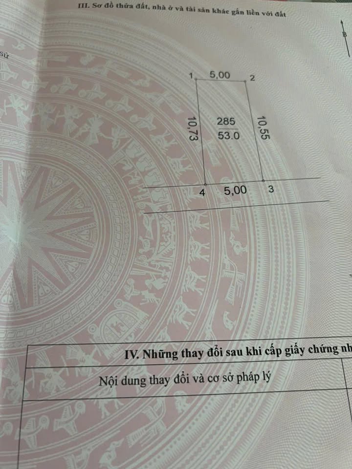 Đất mặt tiền tỉnh lộ 427 Hồng Vân 53m² giá 6 tỷ - Kinh doanh đa ngành