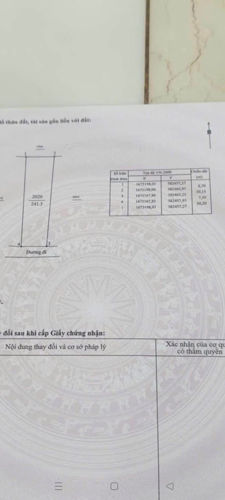 Đất vườn Tịnh Hà 243m² giá 700 triệu - Hướng Nam, ô tô vào tận nơi!