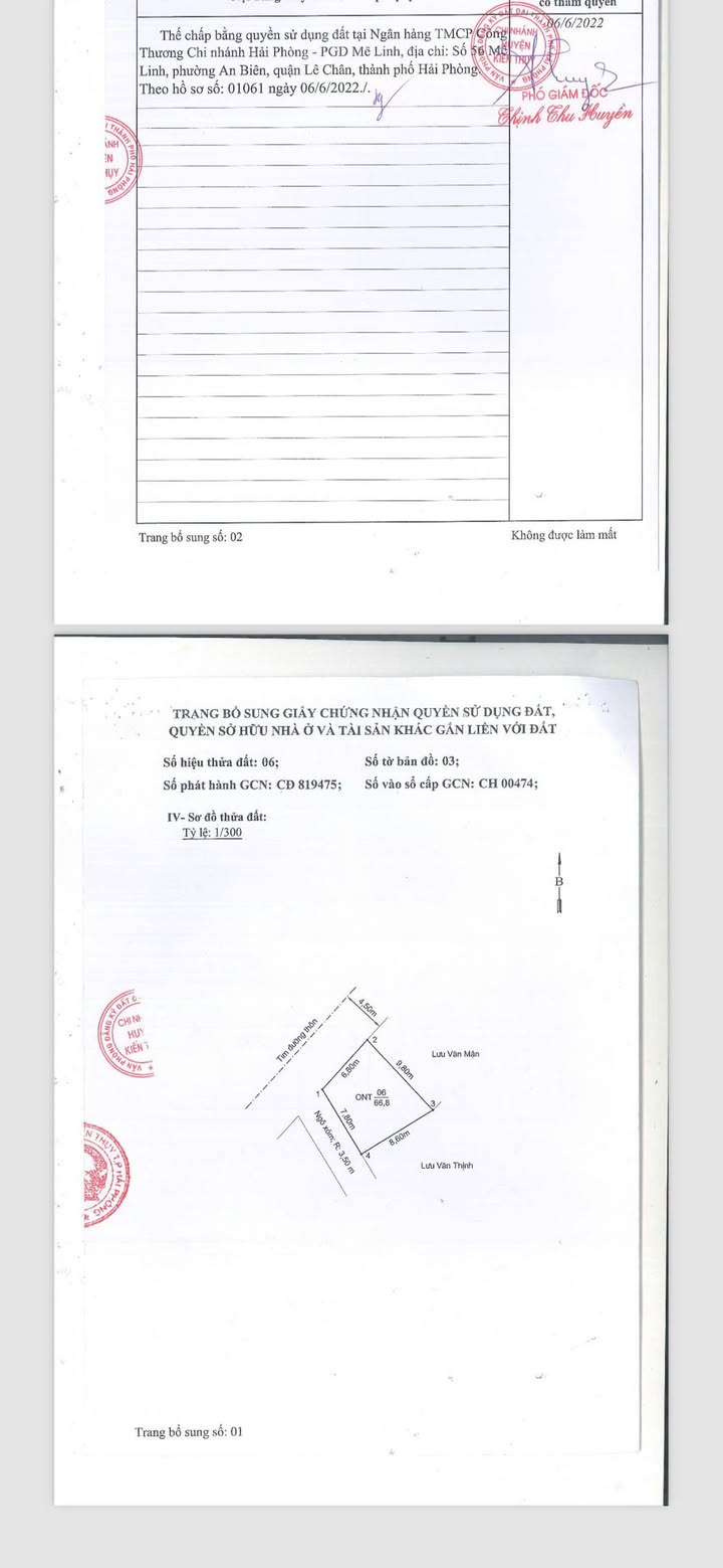 Đất nền 2 mặt tiền Cẩm La, Thanh Sơn, Kiến Thụy 66.8m² chỉ 1.7 tỷ - Đầu tư sinh lời cao!