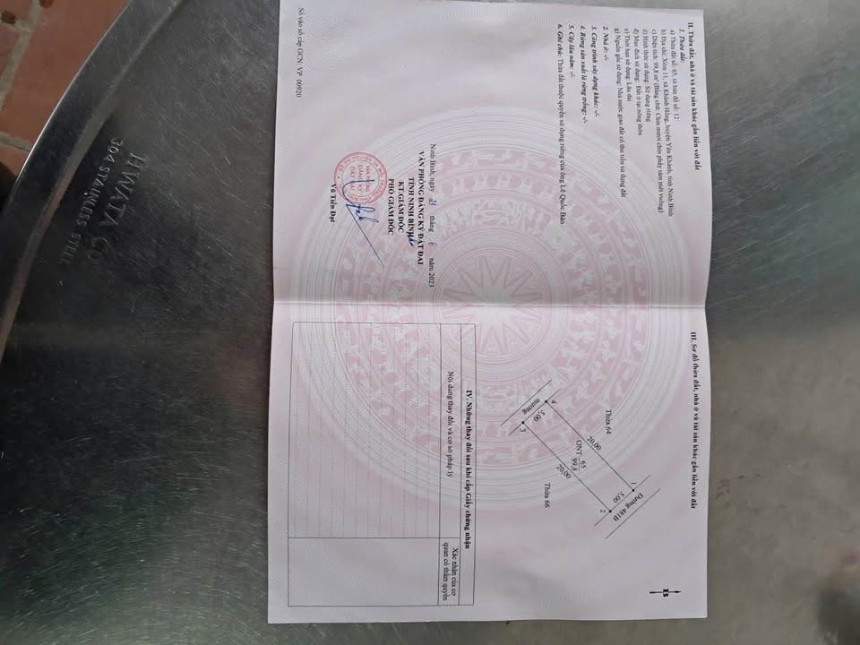 Đất nền Khánh Hồng, Yên Khánh 100m² giá 1 tỷ - Đường bê tông đẹp, đầu tư sinh lời!