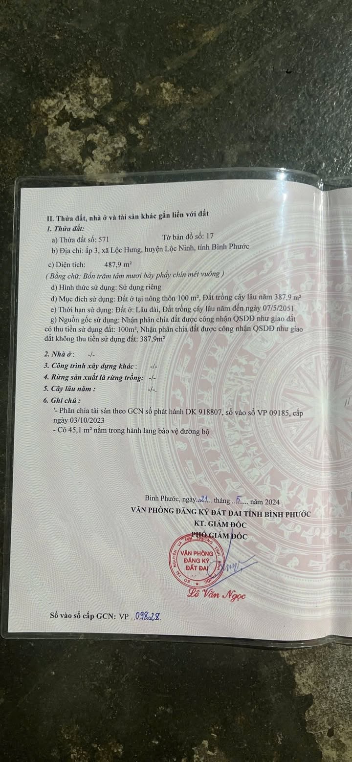 Đất thổ cư 480m² Lộc Hưng giá 400 triệu - Đầu tư sinh lời ngay!