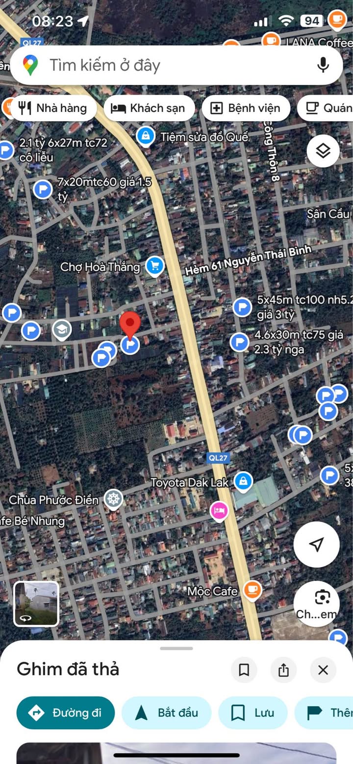 Đất nền Tân Lập Buôn Ma Thuột 162m² giá 1.9 tỷ - Pháp lý rõ ràng, chính chủ bán gấp!