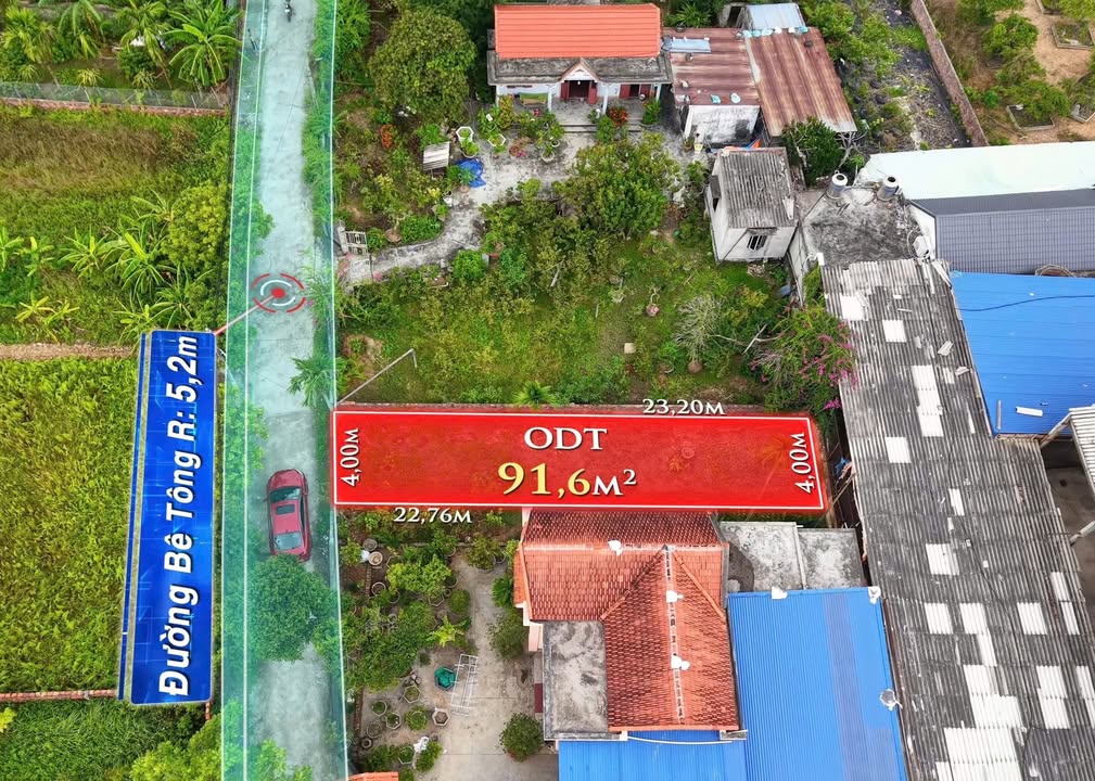 Đất nền F0 phường Lưu Kiếm, Hải Phòng 91.6m² giá 1.1 tỷ - Cơ hội đầu tư tuyệt vời!