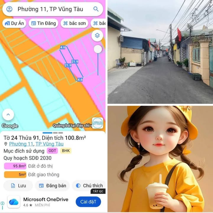 Lô đất hẻm 714 đường 30 tháng 4, Vũng Tàu 101m² giá 2.8 tỷ - Thương lượng tốt!