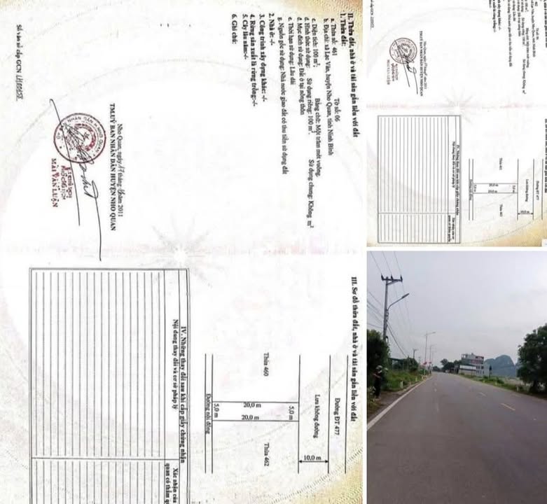 Đất nền liền kề đường 477 Lạc Vân, Nho Quan - Diện tích 100m², cơ hội đầu tư tuyệt vời!