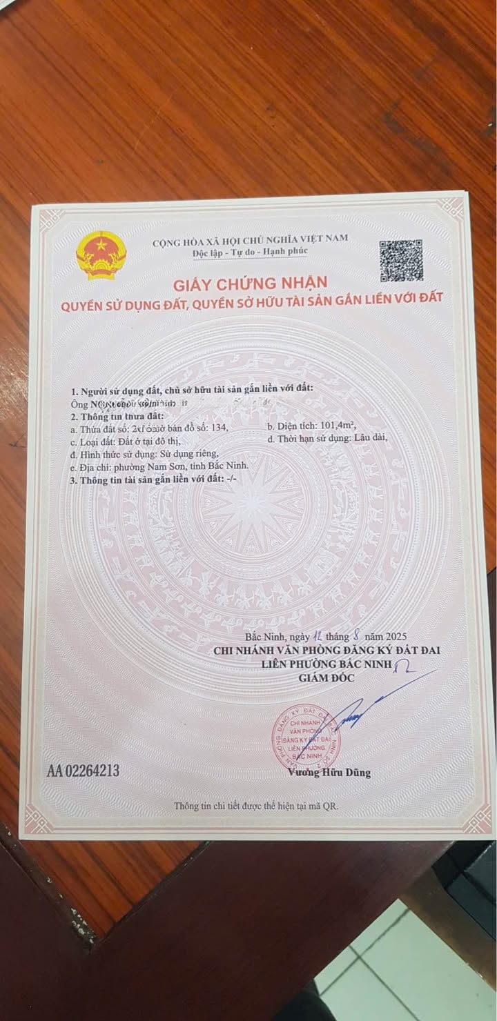 Đất kinh doanh mặt đường chính Vân Dương 100m² giá 4 tỷ - Cơ hội đầu tư hiếm có!