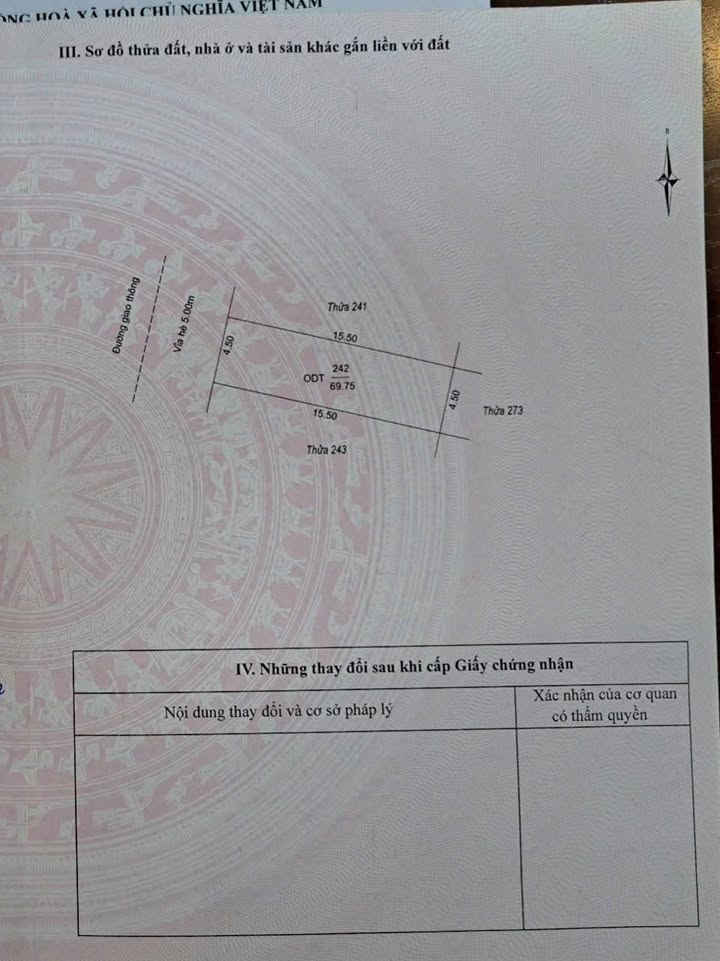 Đất nền đẹp tại Khu đô thị Tân Phú Hưng, Hải Dương 69m² giá 3.45 tỷ - Sổ đỏ chính chủ!