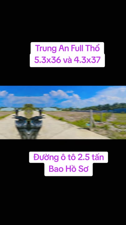 Đất thổ cư Trung An, Mỹ Tho 190m² giá 800 triệu - Đầu tư sinh lời ngay!