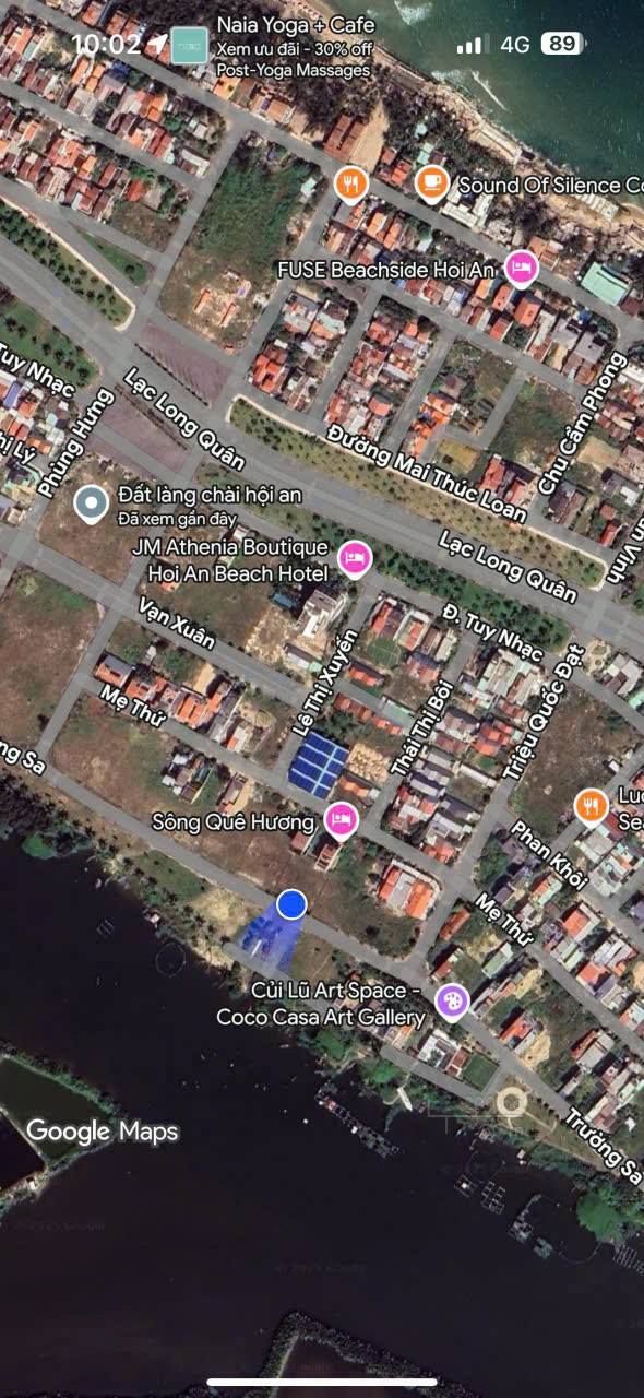 Đất nền view sông khu Làng Chài Hội An 850m² - Cơ hội đầu tư tuyệt vời!