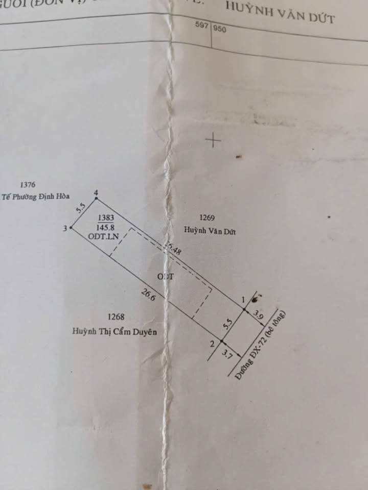 Đất nền Định Hòa, Thủ Dầu Một 145m² giá chỉ 2.15 tỷ - Cơ hội đầu tư tuyệt vời!