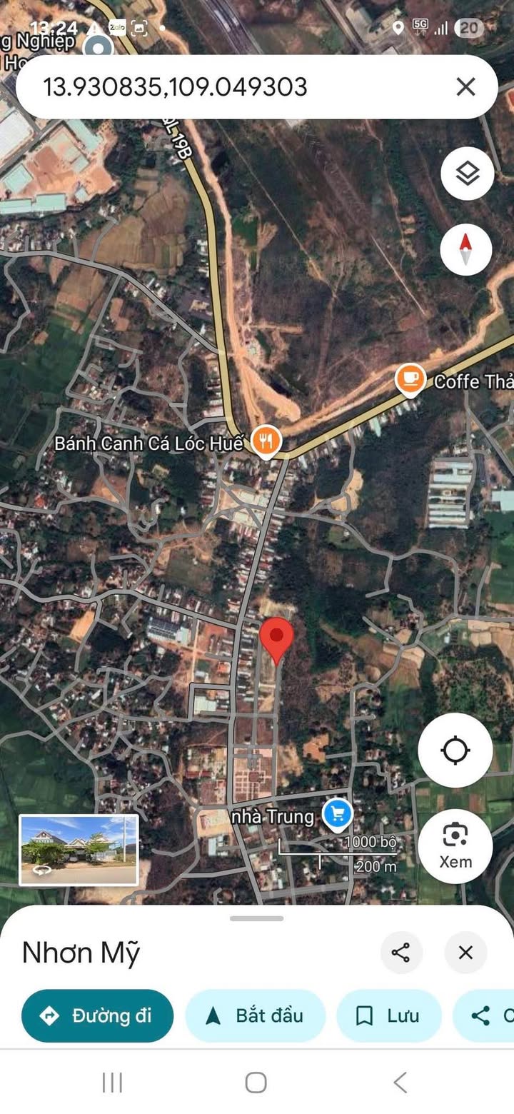 Đất nền xã Nhơn Mỹ 126m² giá 600 triệu - Sổ đỏ chính chủ, vị trí đắc địa!