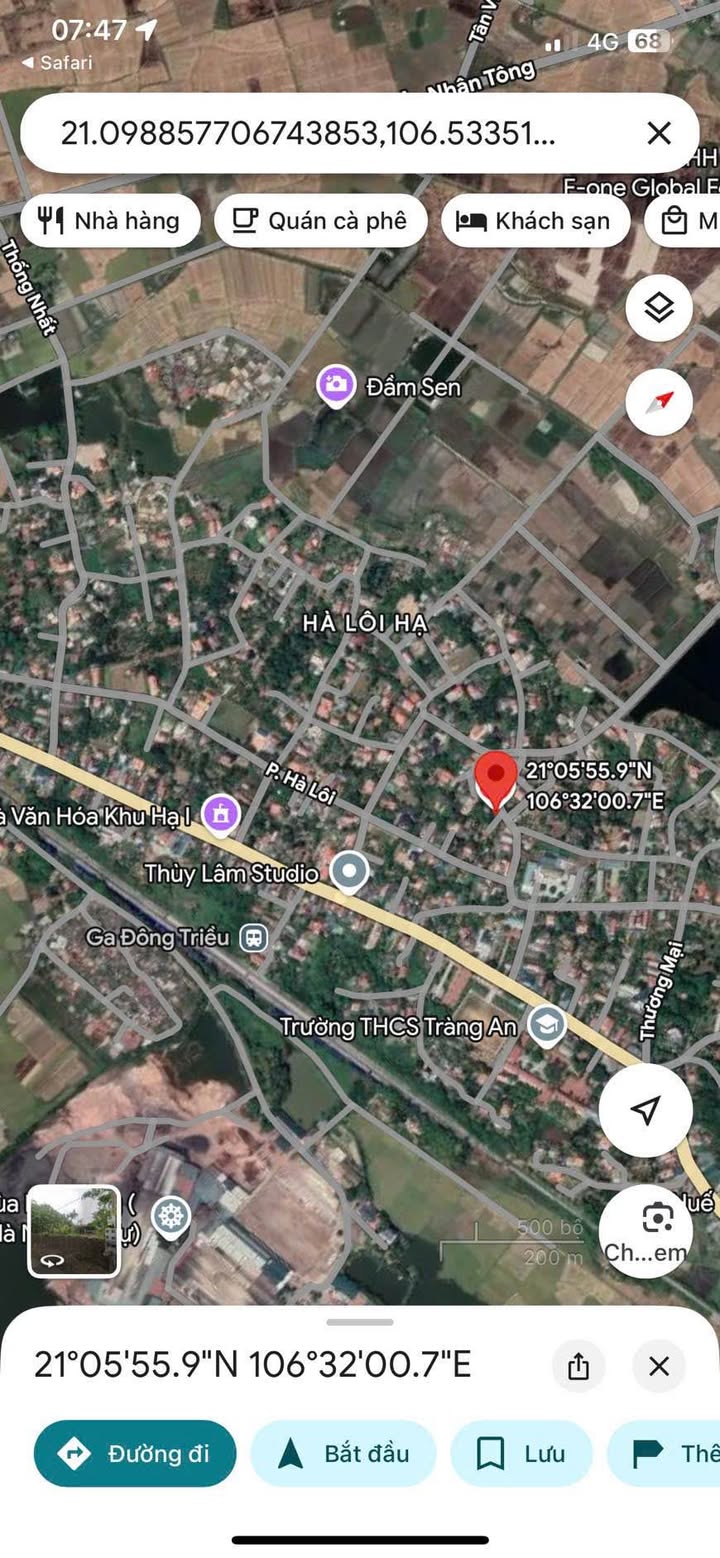 Đất nền Tràng An 200m² giá chỉ 600 triệu - Đường rộng, đông dân cư!