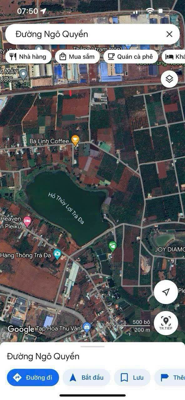 Đất thổ cư Trà Đa, Pleiku 250m² giá 600 triệu - Cơ hội đầu tư hấp dẫn!