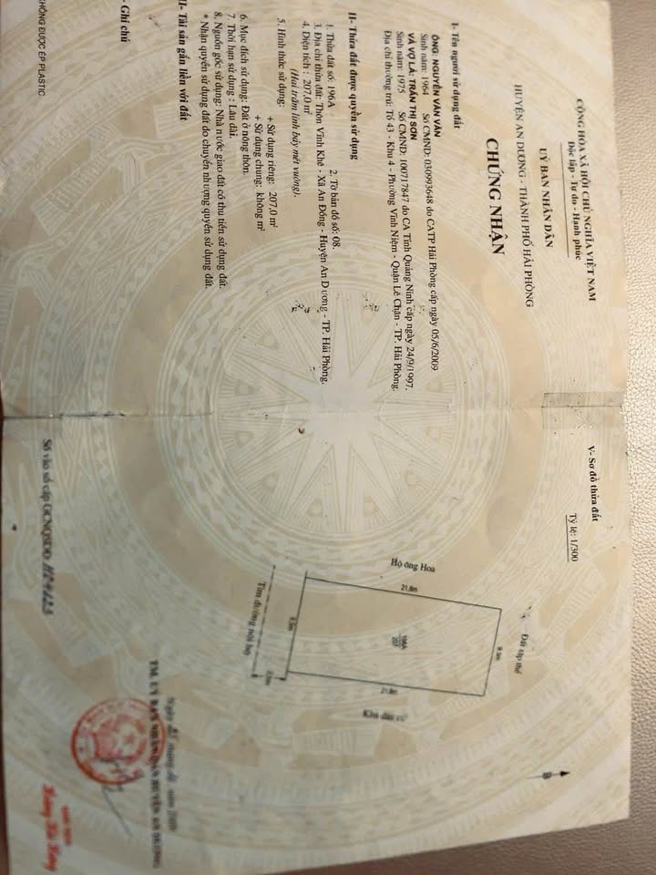 Đất nền 207m² đường Máng Vĩnh Khê, An Đồng giá 6.21 tỷ - Cơ hội đầu tư tuyệt vời!