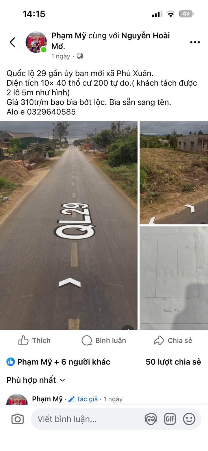 Đất nền mặt tiền Quốc Lộ 29, xã Ea Knốp, 3096m² giá chỉ 80 triệu/m² - Cơ hội đầu tư hấp dẫn!