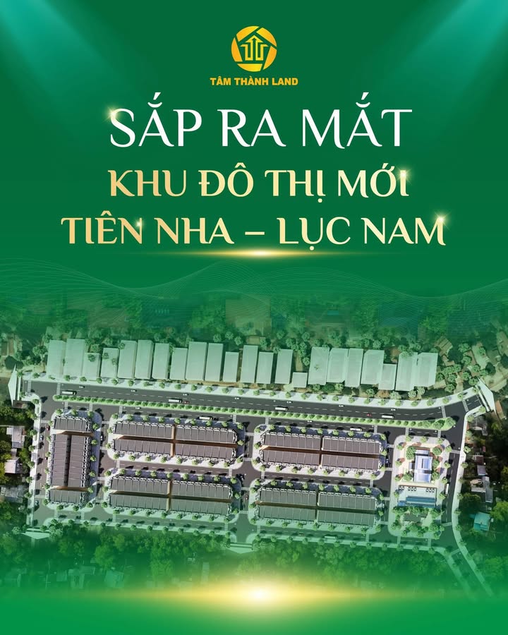 Đất nền Khu đô thị mới Tiên Nha Lục Nam 49.600m² - Cơ hội đầu tư bền vững!