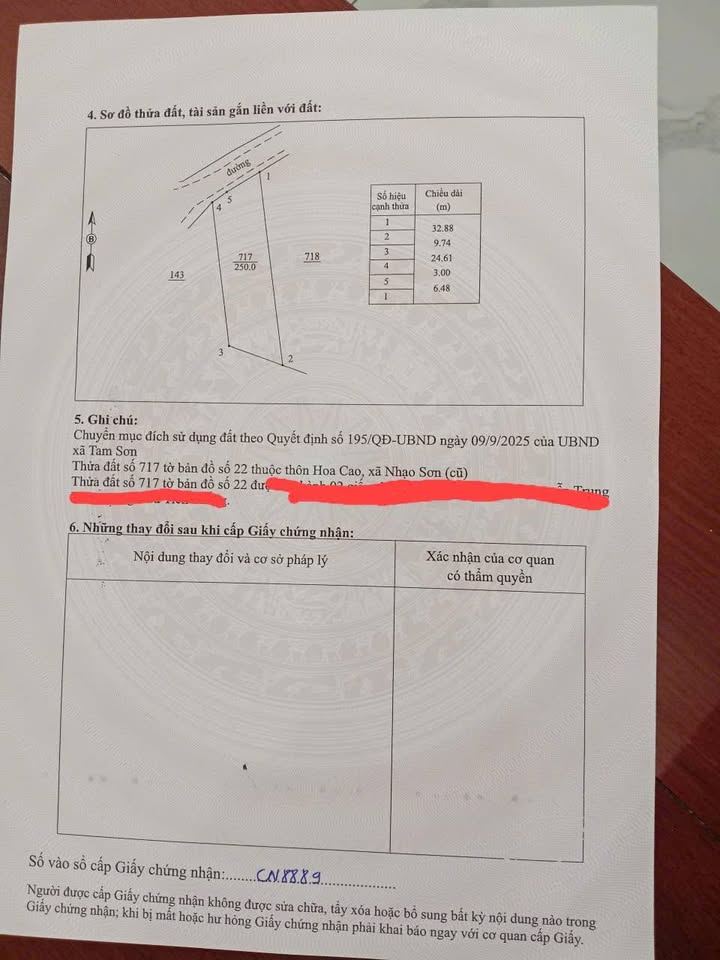 Đất thổ cư mặt tiền 9m tại xã Tam Sơn 250m² giá chỉ 1.4 tỷ - Cơ hội đầu tư hấp dẫn!