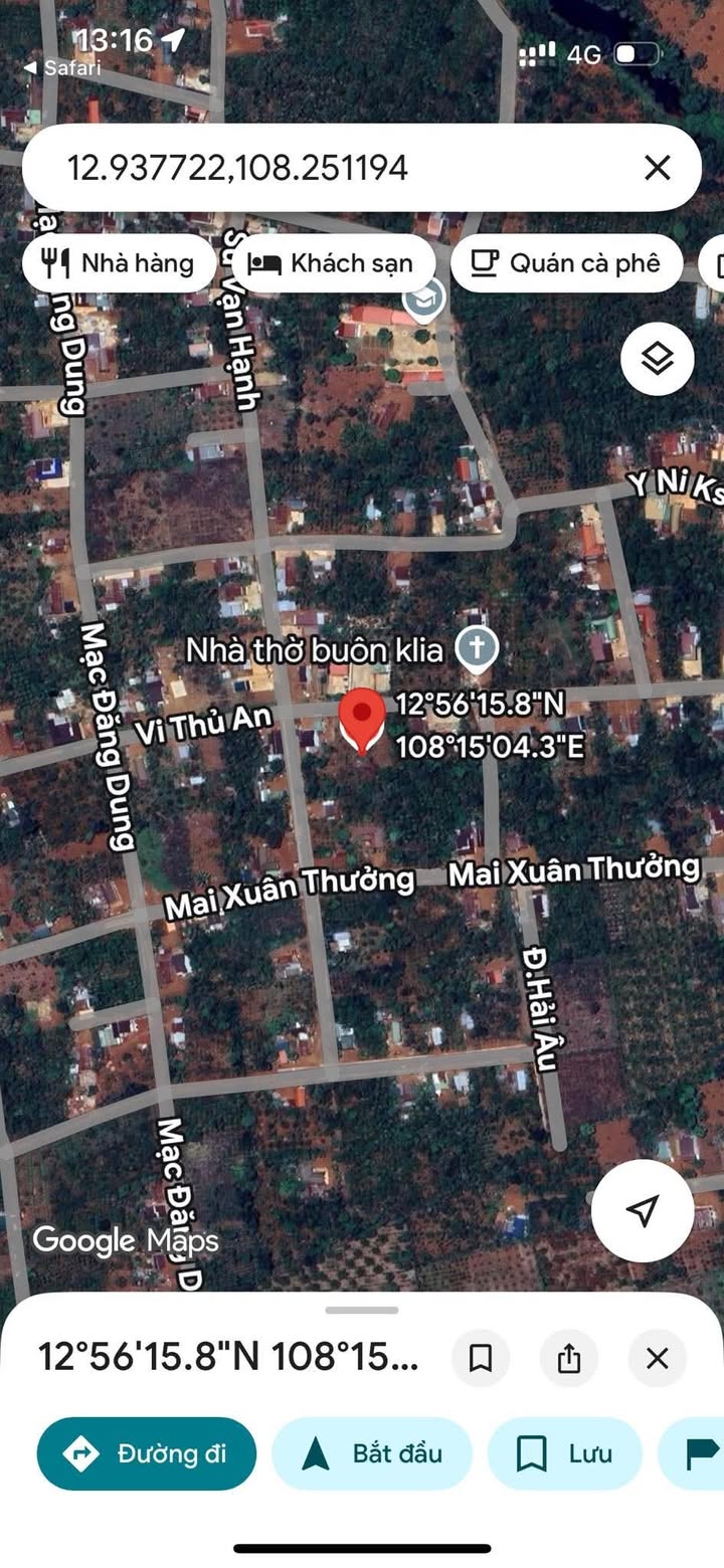 Đất thổ cư 250m² phường Đạt Hiếu, giá chỉ 650 triệu - Cơ hội đầu tư tuyệt vời!