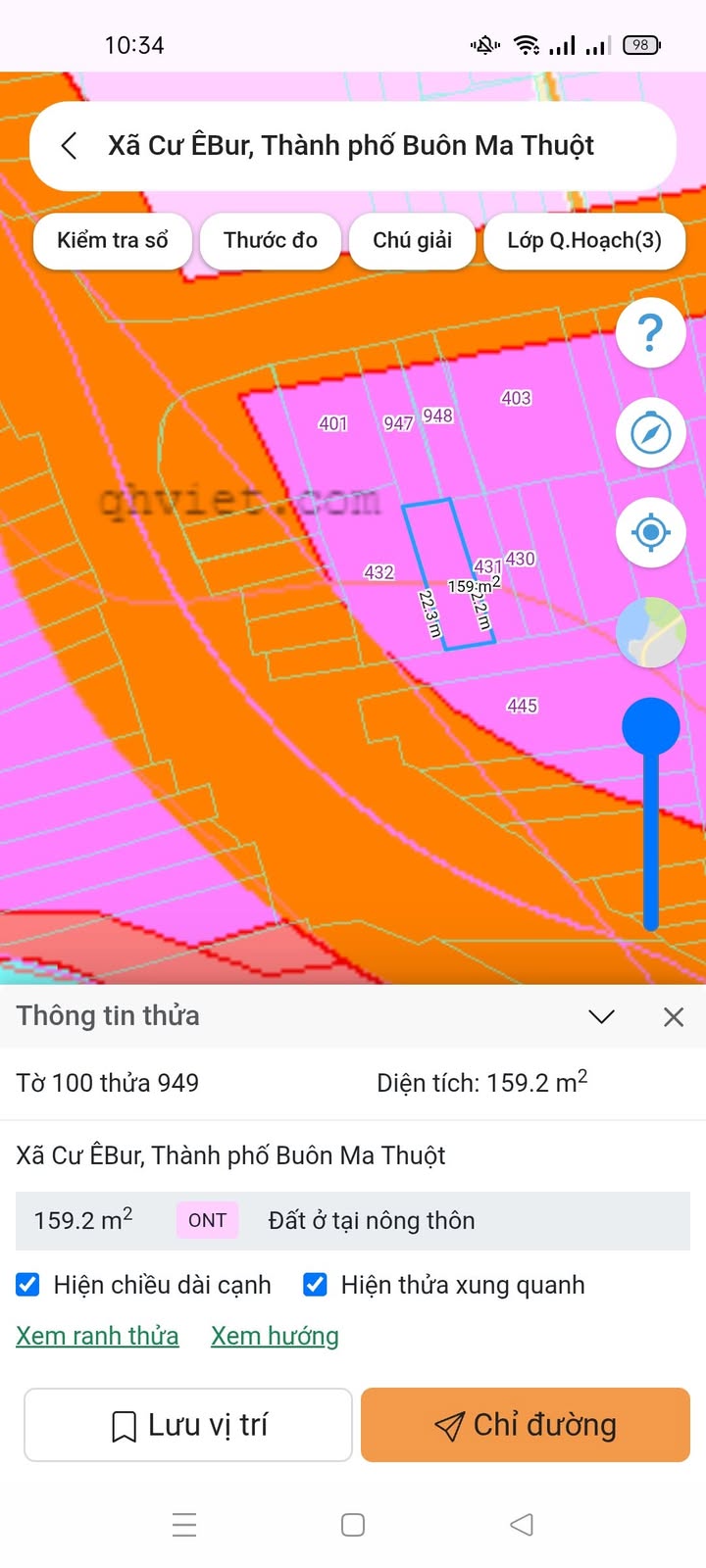 Đất thổ cư Cư Êbur Buôn Ma Thuột 146m² giá chỉ 3.65 tỷ - Cần tiền bán gấp!