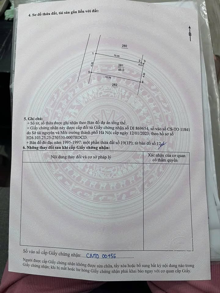 Đất Thanh Cao, Thanh Oai 46m² giá 2.15 tỷ - Đầu tư sinh lời ngay!