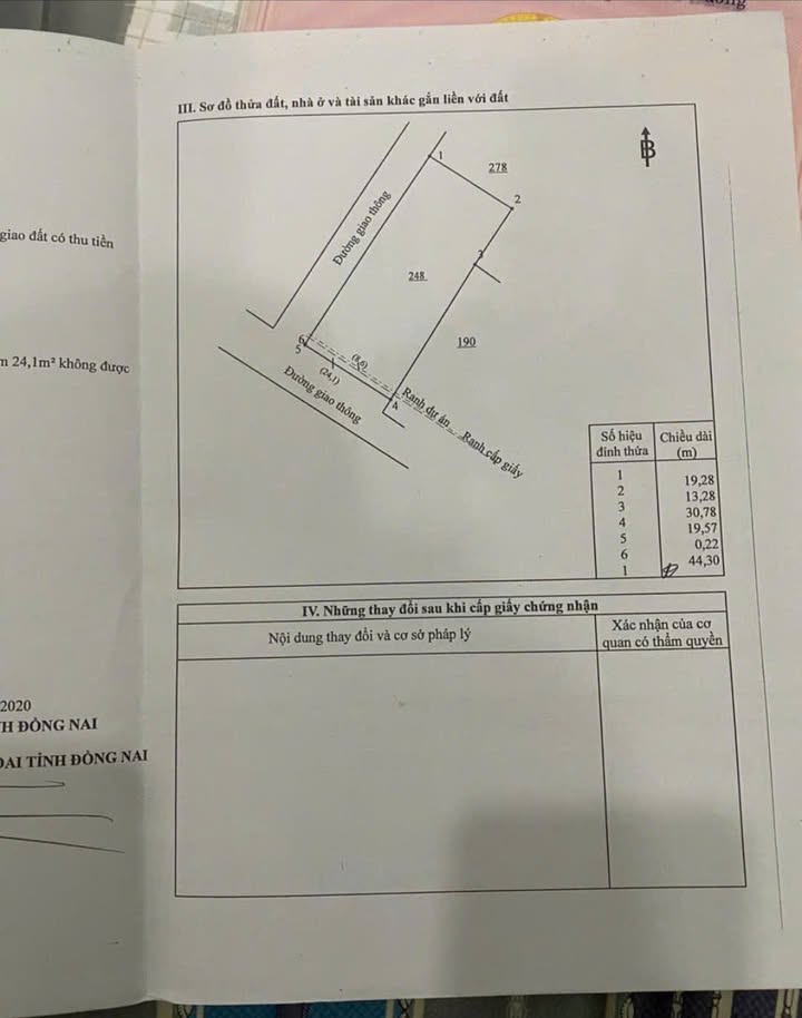 Đất Lô Góc 2 Mặt Tiền Hồ 1, Tân Hạnh, Dĩ An 857m² - Giá Thương Lượng Hấp Dẫn!