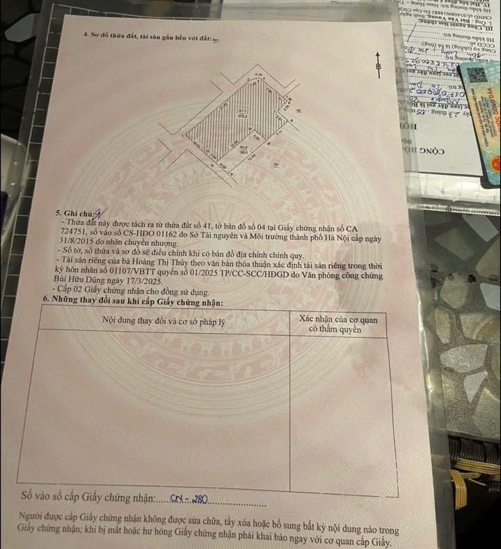 Đất Vân Nội - Phú Lương, Hà Đông 50m² giá 5 tỷ - Cơ hội đầu tư hấp dẫn!