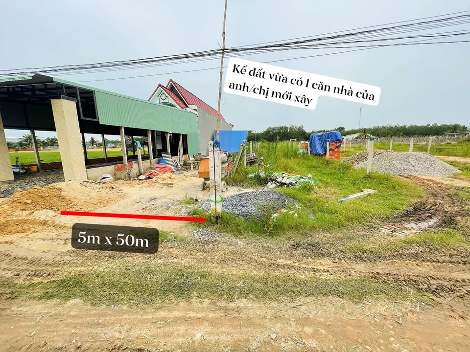 Đất thổ cư 250m² tại ấp Bàu Tép, Bến Cầu, Tây Ninh - Giá chỉ 390 triệu!