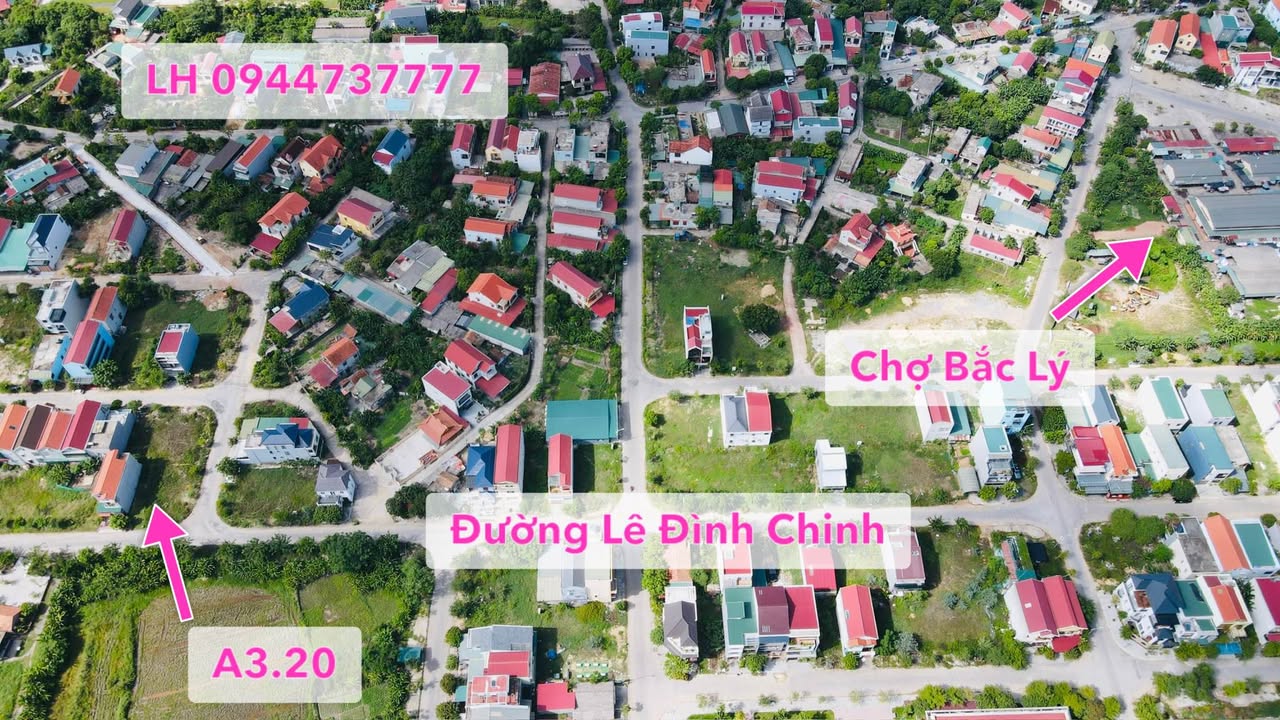 Đất nền dự án Tây Hữu Nghị, Đồng Hới 119m² - Giá siêu rẻ, hướng Nam thoáng đãng!