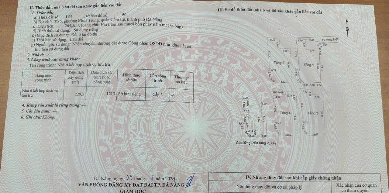 Toà nhà cho thuê tại Trần Huy Liệu, Khuê Trung, Đà Nẵng 264m² giá 10.5 tỷ - Dòng tiền ổn định!