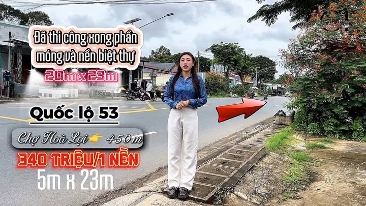 Đất nền Hoà Lợi Trà Vinh 114m² giá 340 triệu - Đầu tư sinh lời ngay!