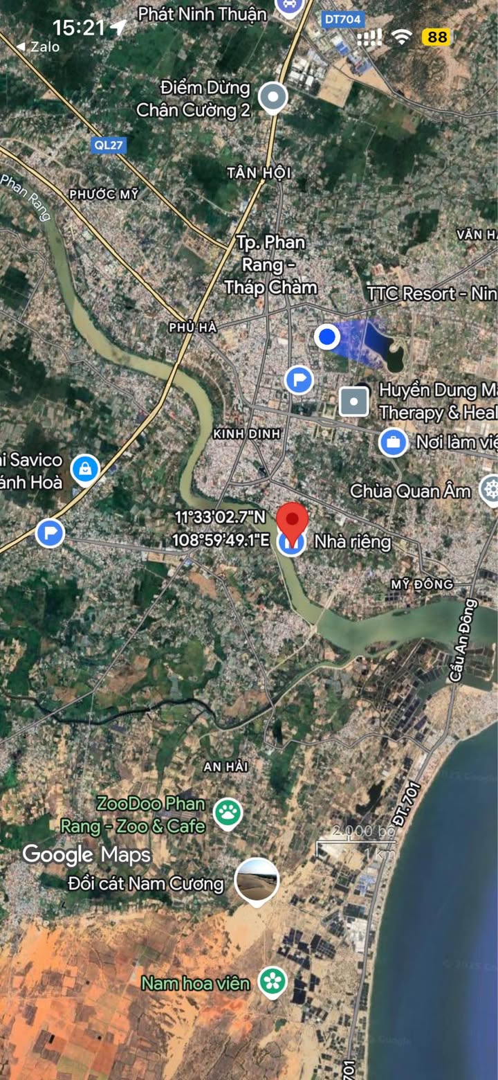 Đất thổ cư 118m² Phan Rang giá 1 tỷ - Sổ hồng chính chủ, tiện ích đầy đủ!