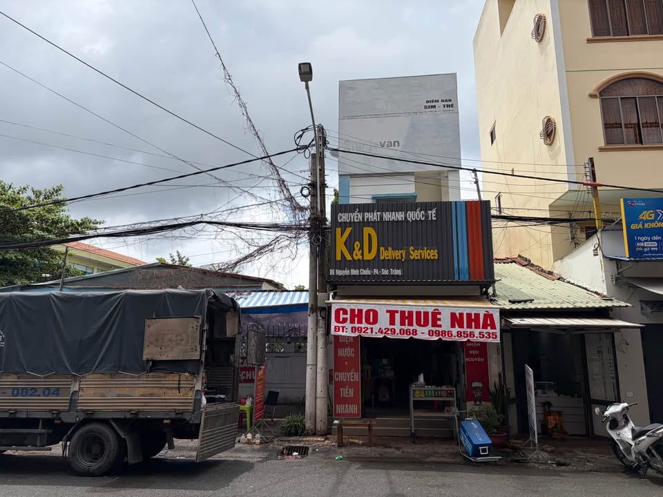 Nhà cho thuê mặt tiền đường Nguyễn Đình Chiểu, Sóc Trăng - Vị trí kinh doanh đắc địa!