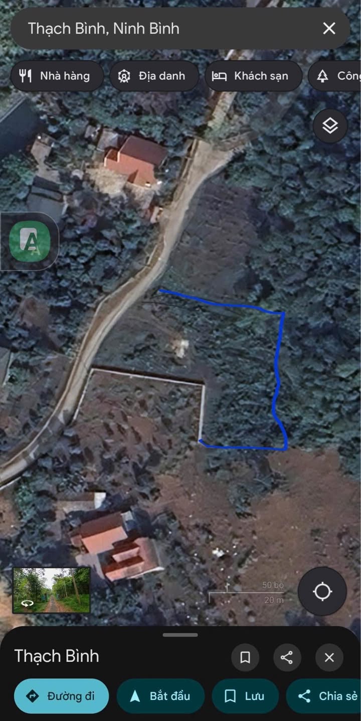 Đất nền xã Thạch Bình, Nho Quan 1.258m² giá 1 tỷ - Sổ đỏ chính chủ, đường ô tô vào tận nơi!