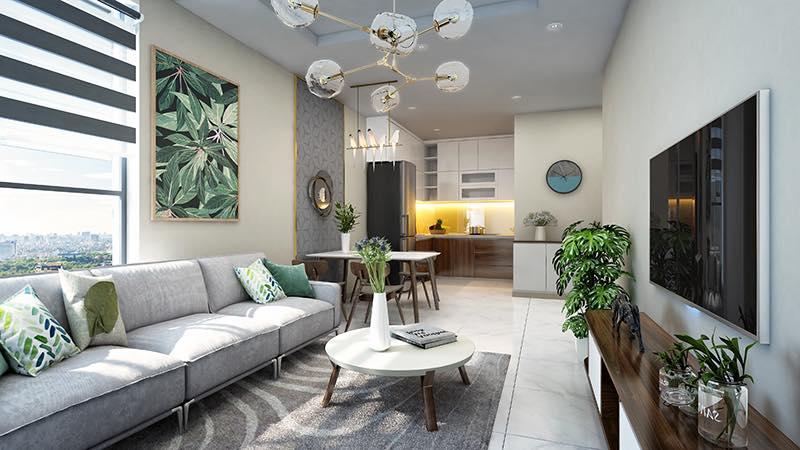 Căn hộ The Sun Mễ Trì 74.8m² giá 7.5 tỷ - Full nội thất sang trọng, view đẹp!