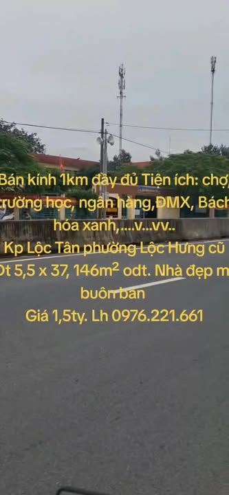 Nhà đẹp mặt tiền Lộc Hưng 146m² giá 1.5 tỷ - Sẵn sàng kinh doanh!