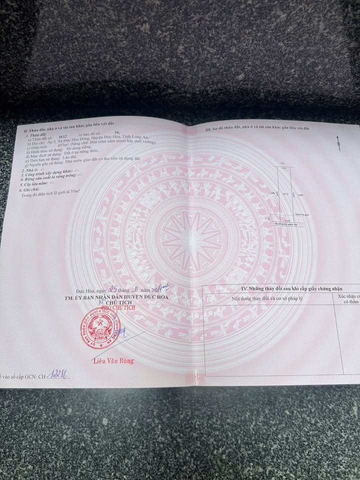 Đất nền 450m² đường Đá Xanh, Đức Hòa, Long An - Giá 3 tỷ, chính chủ bán gấp!