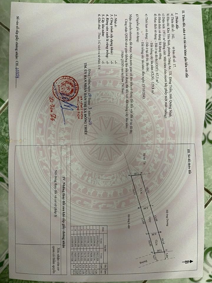 Đất liền kề Tràng An, Đông Triều 588m² giá 1 tỷ - Cơ hội đầu tư không thể bỏ lỡ!