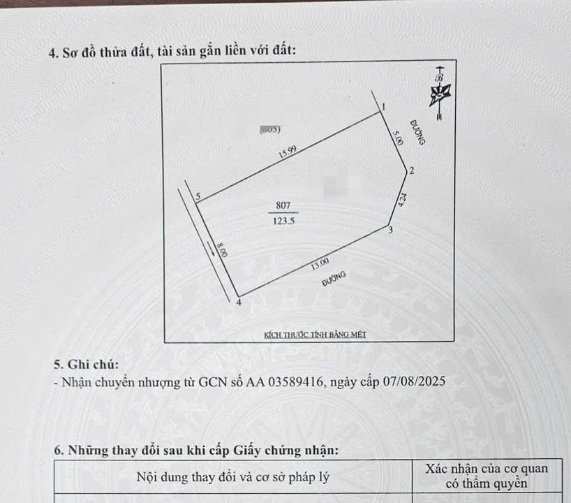Đất tái định cư Xóm 5, Nghi Phú, TP Vinh 123.5m² - Vị trí đẹp, tiện ích hoàn hảo!