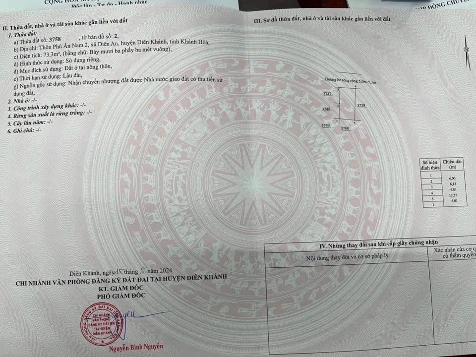 Đất nền KĐT Phú Ân Nam 73m² giá 1.72 tỷ - Đầu tư sinh lời nhanh!