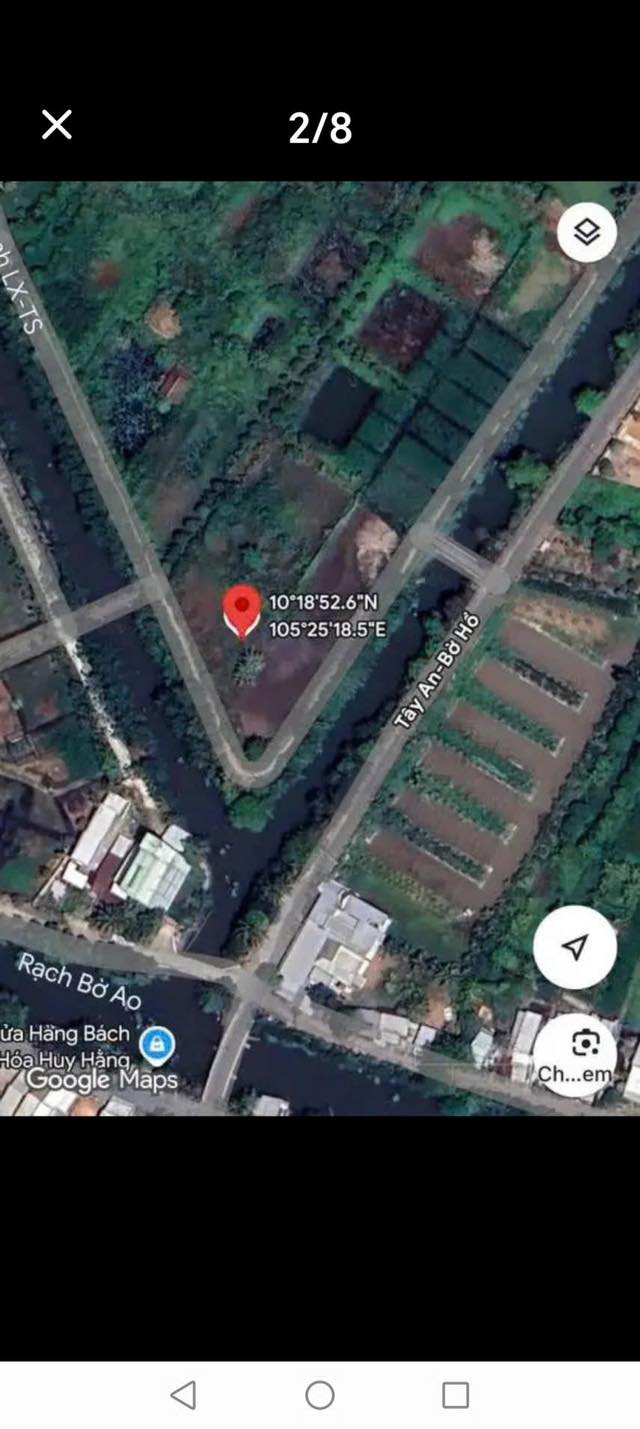 Đất 2 mặt tiền khu Tây An Bờ Hồ, Mỹ Thới 494m² giá 600 triệu - Cơ hội đầu tư hiếm có!