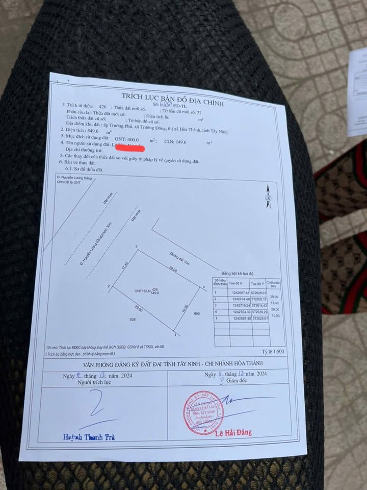 Đất nền Hẻm 40 Nguyễn Lương Bằng, Long Hoa 563m² giá 3.48 tỷ - Cơ hội đầu tư tuyệt vời!