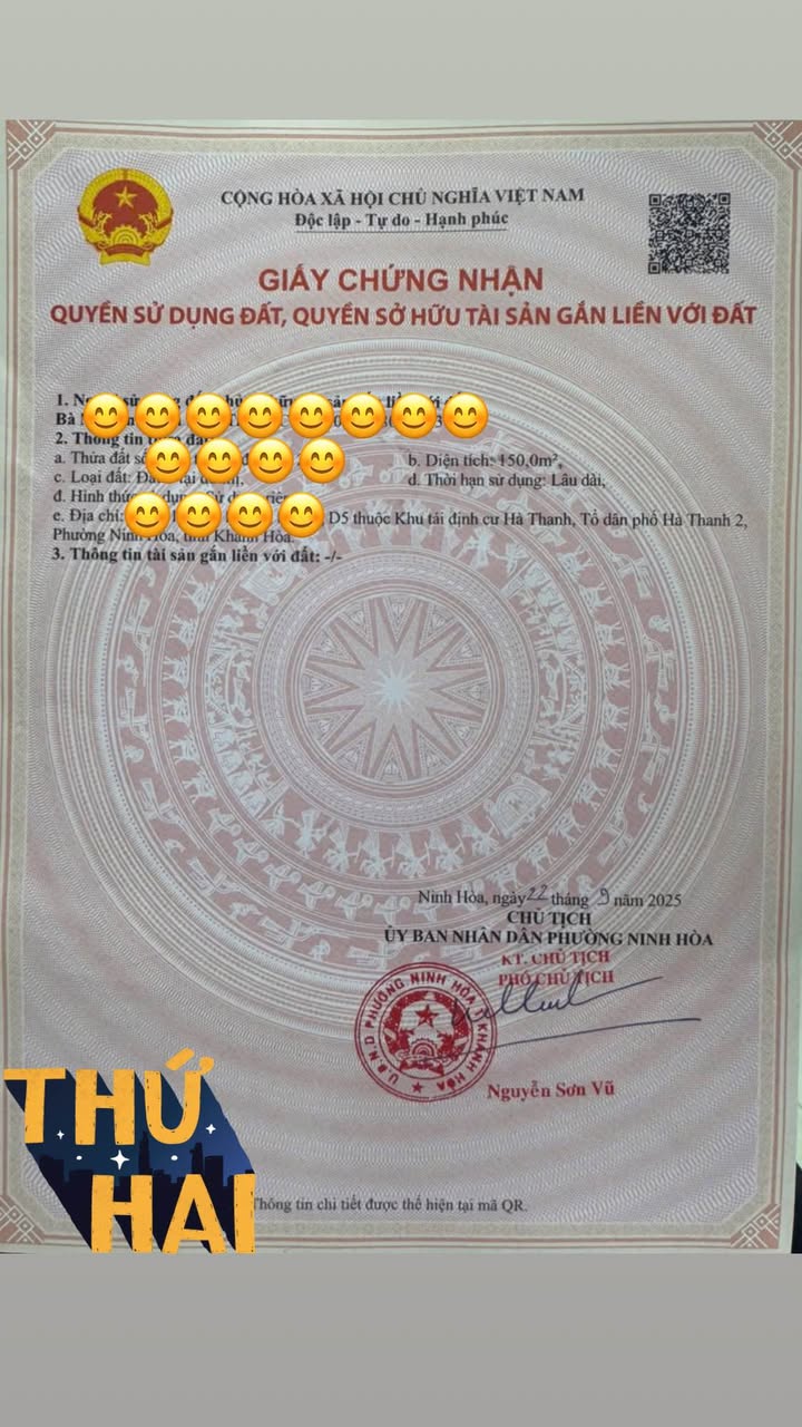 Đất nền Tái Định Cư Hà Thanh Ninh Đa 150m² giá 1.65 tỷ - Sổ đỏ chính chủ sẵn sàng giao dịch!