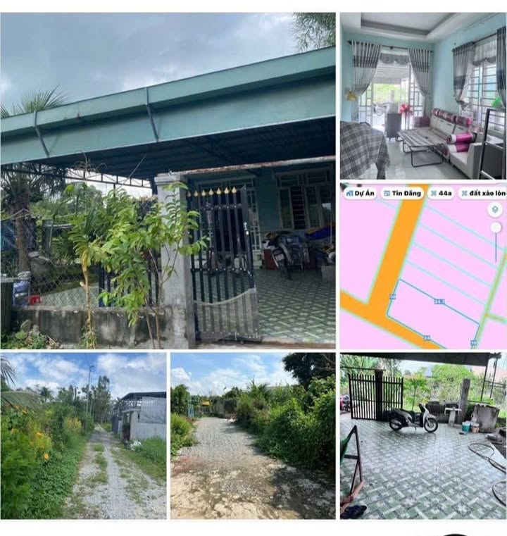 Nhà cấp 4 hẻm xe máy 3 mặt tiền đường Bùi Công Minh, xã An Ngãi, giá 1.7 tỷ - Cơ hội sở hữu bất động sản đẹp!